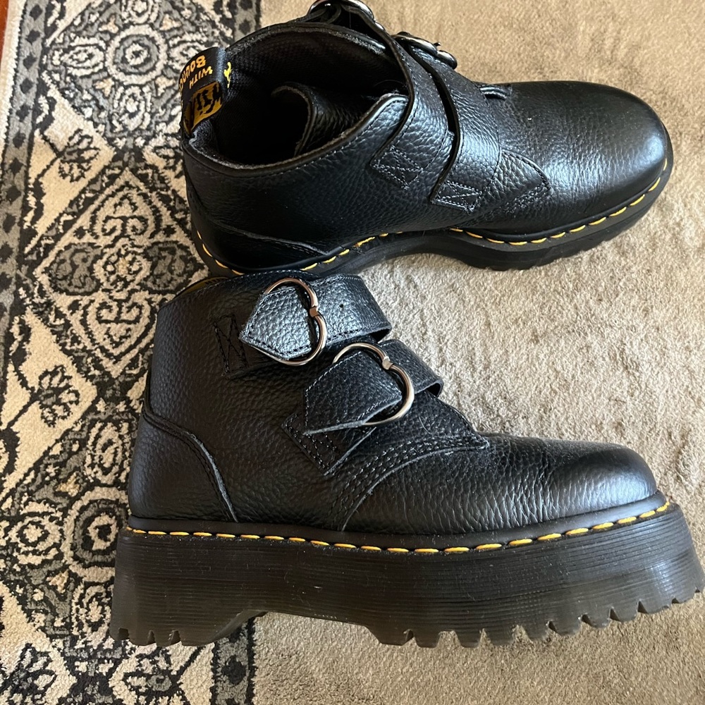 Worn once Dr. Martens Women’s Size 8 Devon Hearts Quad Boot